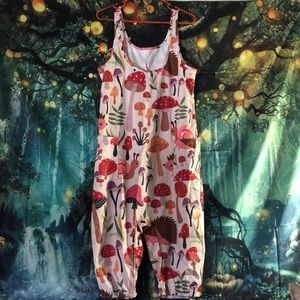 Overall Harem-Style Pants